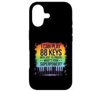 Custodia per iPhone 17 I Can Play 88 Tasti Pianoforte Jazz Music Keyboard Player Compositore