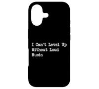 Custodia per iPhone 17 I Can't Level Up Without Loud Music Funny Gamer Citazione