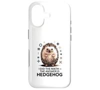 Custodia per iPhone 17 I Did The Math La risposta è divertente Hedgehog