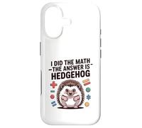 Custodia per iPhone 17 I Did The Math La risposta è divertente Hedgehog