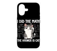 Custodia per iPhone 17 I Did The Math The Answer Is Cat Divertente Matematica Amante Matematica Club