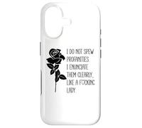 Custodia per iPhone 17 I Do Not Spew Profanities I Enunciate Them Like a F Lady