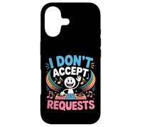 Custodia per iPhone 17 I Don't Accept Requests DJ Song Playlist Jokes |-
