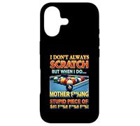 Custodia per iPhone 17 I Don't Always Scratch - Stecca da biliardo con 8 palline