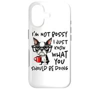 Custodia per iPhone 17 I Don't Do Mornings Grumpy Dog Coffee
