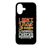Custodia per iPhone 17 I Don't Drop I Do Random Gravity Checks
