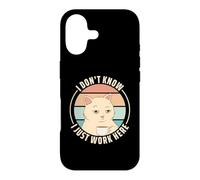Custodia per iPhone 17 I Don't Know I Just Work Here