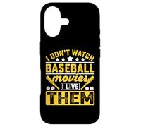 Custodia per iPhone 17 I Don't Watch Baseball Movies I Live Them