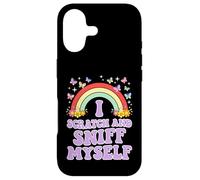 Custodia per iPhone 17 I GRAFO E SNIFF MYSELF Divertente Adulto Umorismo Arcobaleno