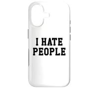 Custodia per iPhone 17 I Hate People Too Peoplely Outside Drink Coffee Hate People
