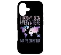 Custodia per iPhone 17 I Haven't Been Everywhere But It's On My List World Travel