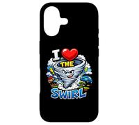 Custodia per iPhone 17 I Heart The Swirl Funny Storm Chaser