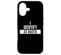 Custodia per iPhone 17 I Identify as Water Coffee Drink Women I Identify as Water