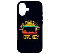 Custodia per iPhone 17 I Just Freaking Love Cows, Ok? Funny Cow Lovers Farmer