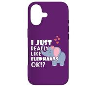 Custodia per iPhone 17 I Just Really Like Elephants OK? Cute Elephant