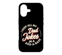 Custodia per iPhone 17 I Keep All My Dad Jokes In A Dad A Base