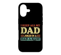 Custodia per iPhone 17 I Keep All My Dad Jokes In A Dad A Base