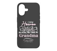 Custodia per iPhone 17 I Know Heaven Is A Beautiful Place They Have My Grandma