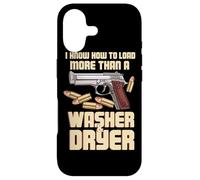 Custodia per iPhone 17 I Know How To Load More Than A Washer Dryer Tiratore Pistola