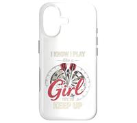 Custodia per iPhone 17 I Know I Play Like A Girl Try To Keep Up Funny Dart Player