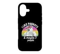 Custodia per iPhone 17 I Like African Grey Parrots and Maybe 3 People