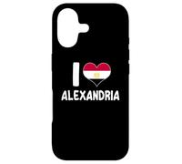 Custodia per iPhone 17 I Love Alexandria Heart Design - Pride patriottico egiziano