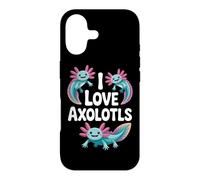 Custodia per iPhone 17 I Love Axolotls Carino Salamandra Art