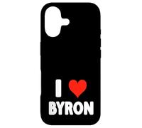 Custodia per iPhone 17 I Love Byron - Cuore
