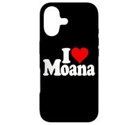 Custodia per iPhone 17 I LOVE CUORE MOANA NOME SU UN TEE