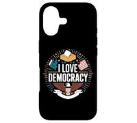 Custodia per iPhone 17 I Love Democracy Voting Eagle Design