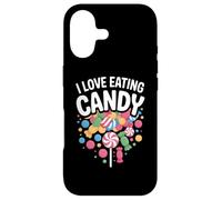 Custodia per iPhone 17 I Love Eating Candy Fun Dolci colorati