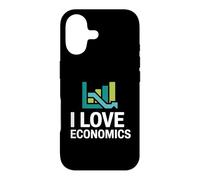 Custodia per iPhone 17 I Love Economics Graph Passione