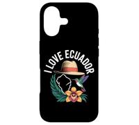 Custodia per iPhone 17 I Love Ecuador - Cappello con colibrì e orchidea