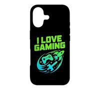 Custodia per iPhone 17 I Love Gaming Console Rocket Spada Divertimento