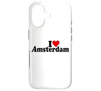 Custodia per iPhone 17 I LOVE HEART AMSTERDAM PAESI BASSI OLANDA