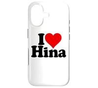 Custodia per iPhone 17 I LOVE HEART HINA NOME SU UN TEE