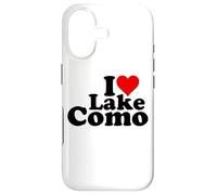 Custodia per iPhone 17 I LOVE HEART LAKE COMO LOMBARDIA ITALIA