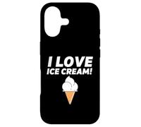 Custodia per iPhone 17 I Love Ice Cream Party Outfit Vanilla Soft Serve Gelato Cone