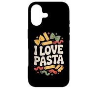 Custodia per iPhone 17 I Love Pasta Italian Food Lover Design