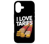 Custodia per iPhone 17 I Love Tariffs Politica Commerciale Umorismo