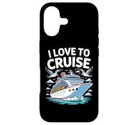 Custodia per iPhone 17 I Love To Cruise Oceanic Journey Fuga