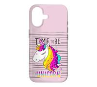 Custodia per iPhone 17 I Love Unicorns, Funny Cute Illustration Unicorn Graphic