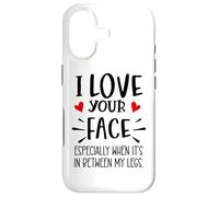 Custodia per iPhone 17 I Love Your Face Especially Between My Legs Valentine's Day