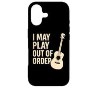 Custodia per iPhone 17 I May Play Out Of Order Guitar Humor