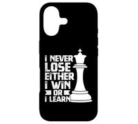 Custodia per iPhone 17 I Never Lose Either I Win Or I Learn