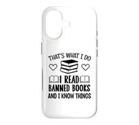 Custodia per iPhone 17 I Read Banned Books I Know Things,Banned Book Lover Bookish