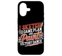 Custodia per iPhone 17 I SKETCH THE GAME PLAN AND PAINT THE VICTORY DANCE