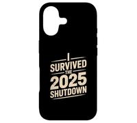 Custodia per iPhone 17 I Survived the 2025 Shutdown Citazione politica divertente