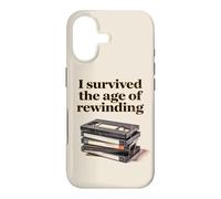 Custodia per iPhone 17 I Survived The Age of Rewinding: Funny Retro Cassette Humor