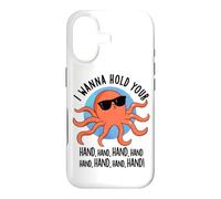 Custodia per iPhone 17 I Wanna Hold Your Hand Funny Octopus Pun